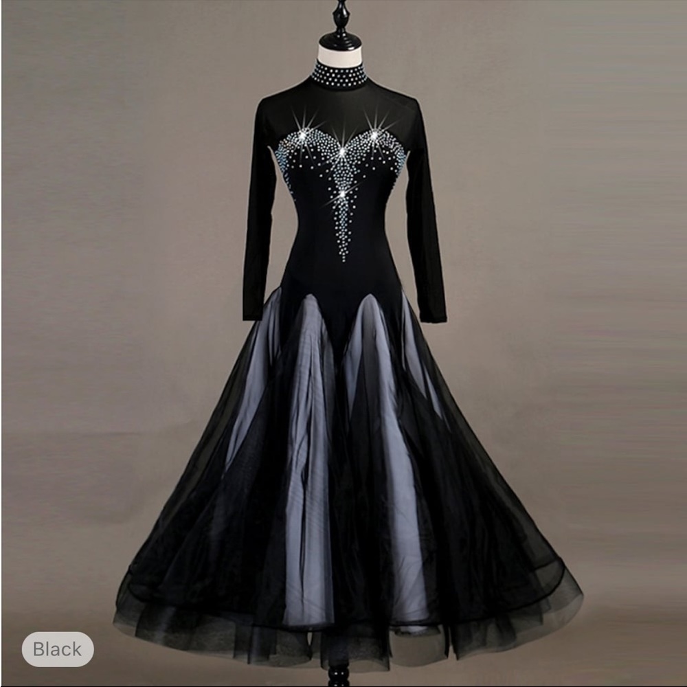 Smooth Ballroom Dance gown - Size XXXL fits like 12/14